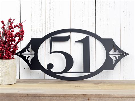 solid metal house numbers|metal house number yard sign.